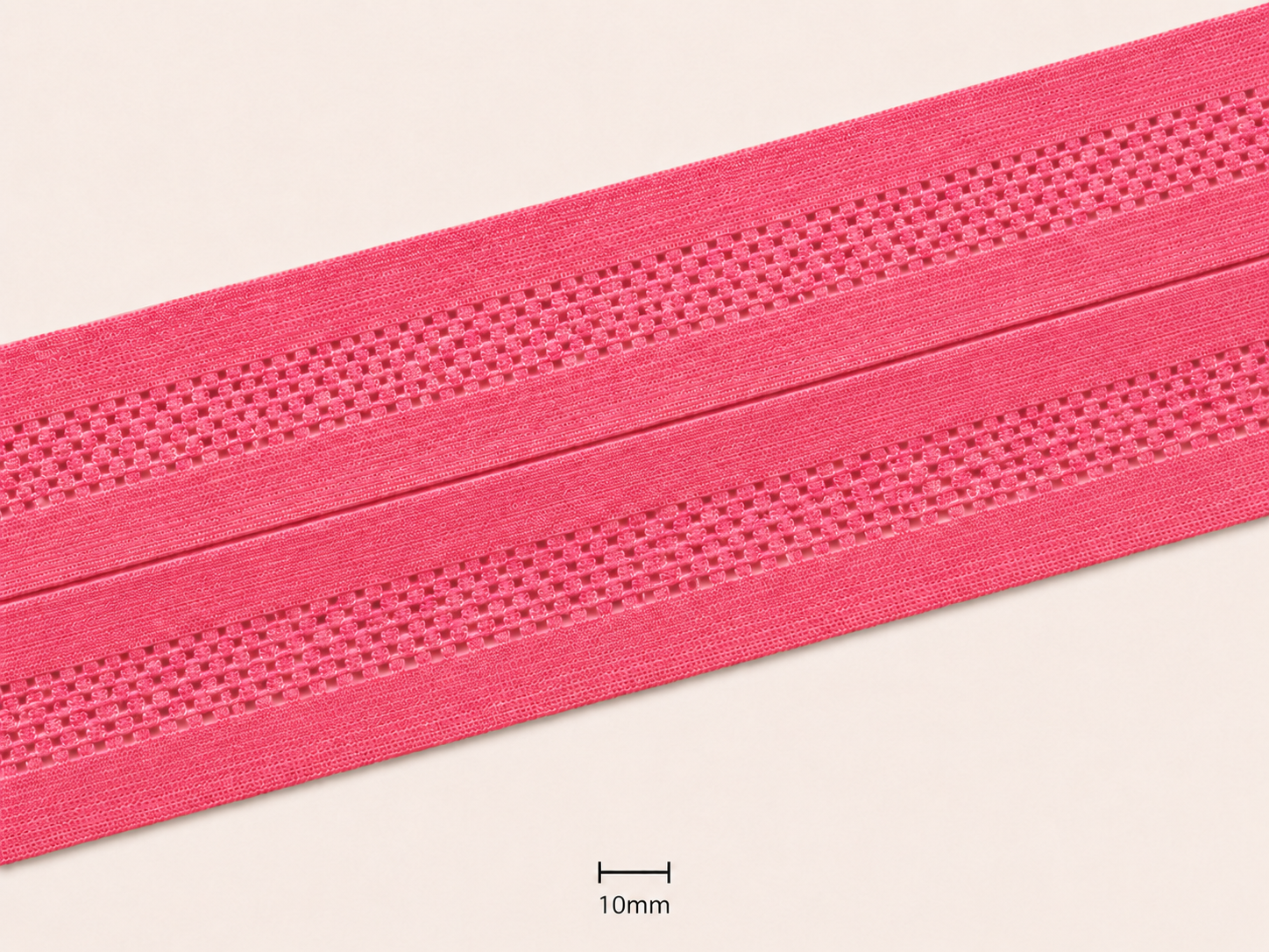Elastic tape Nylon Crochet / knit Metallic yarn Fold-over elastic