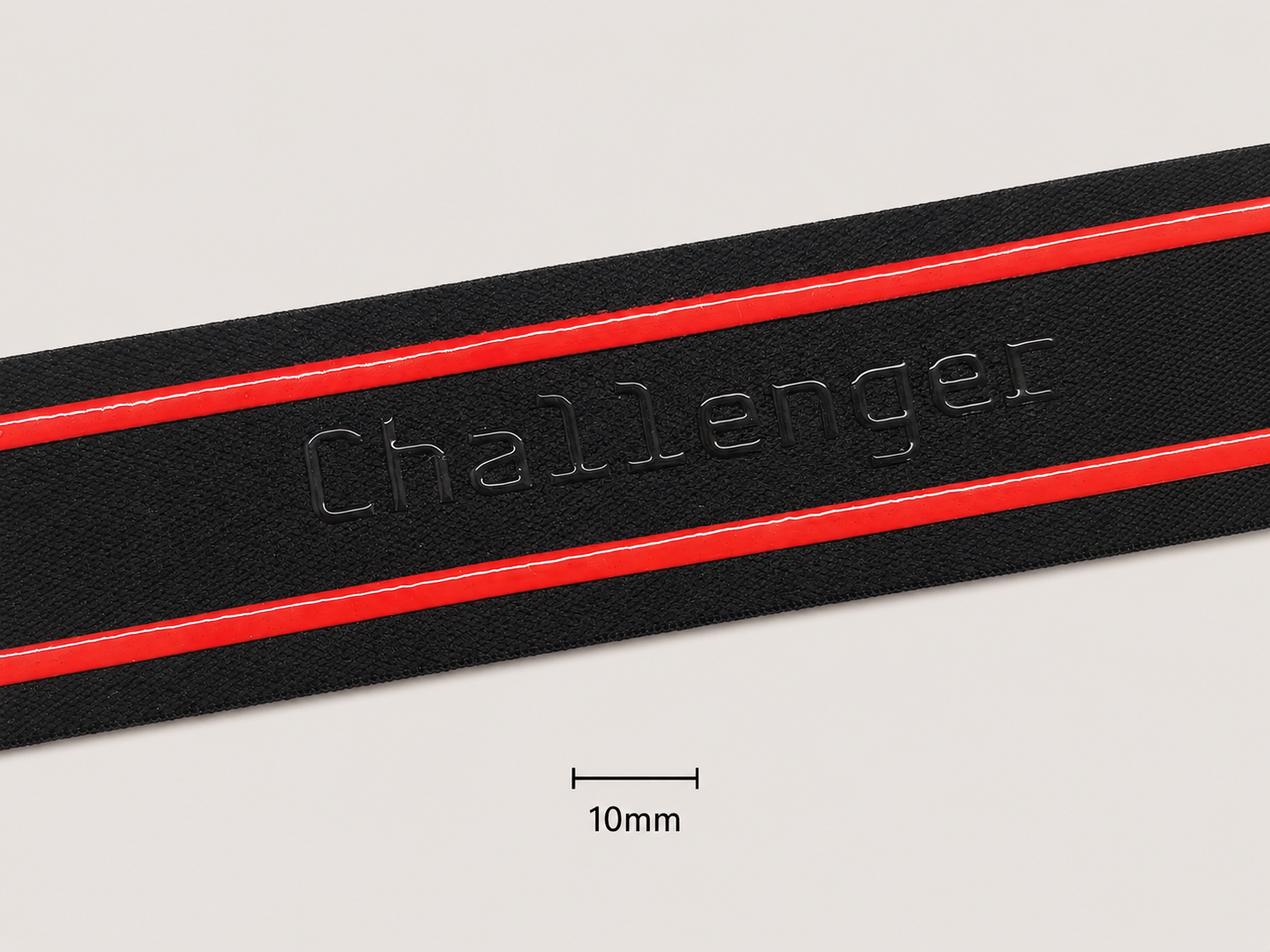 Jacquard and printed webbing sample 10