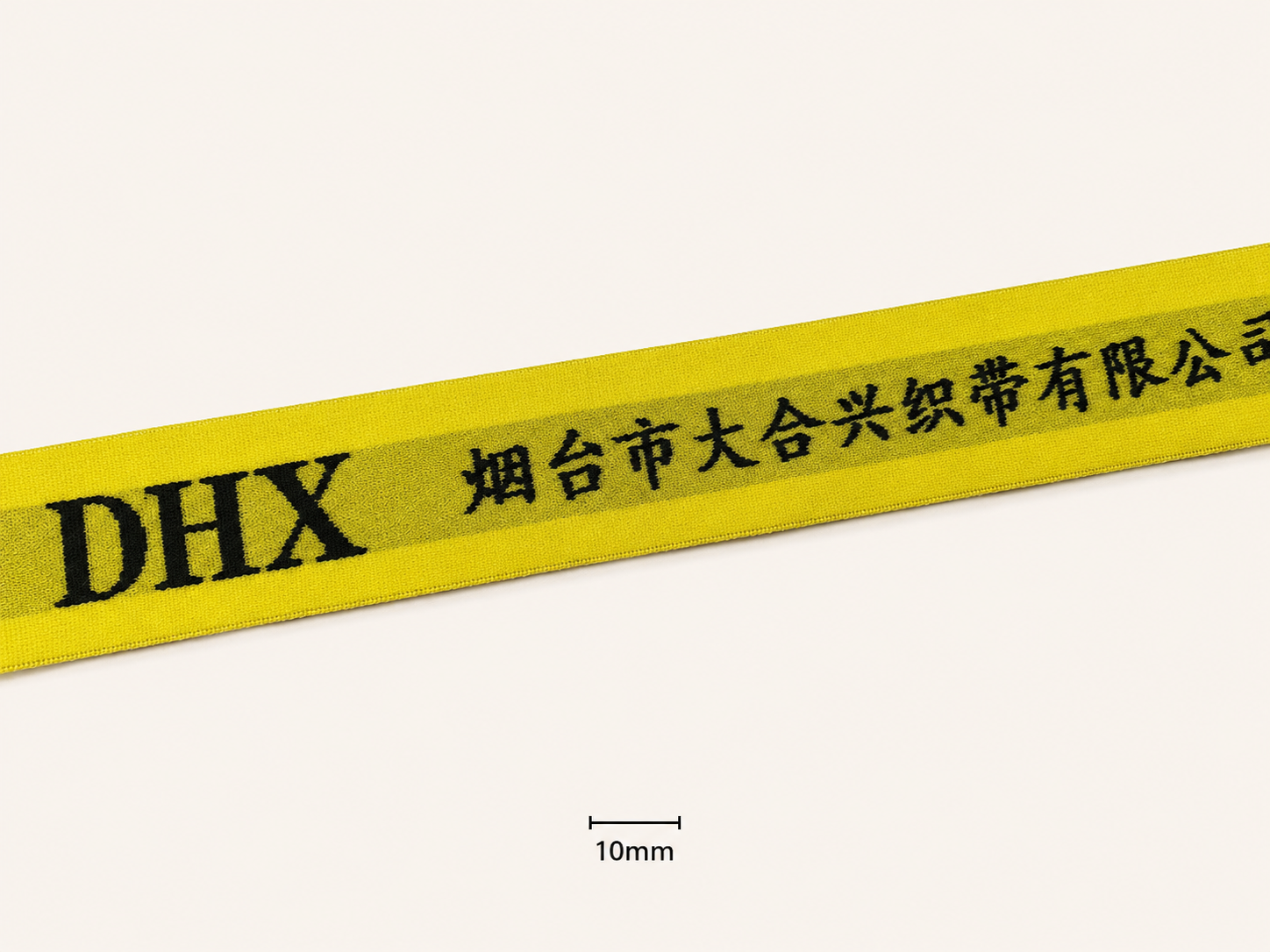 Jacquard and printed webbing sample 11