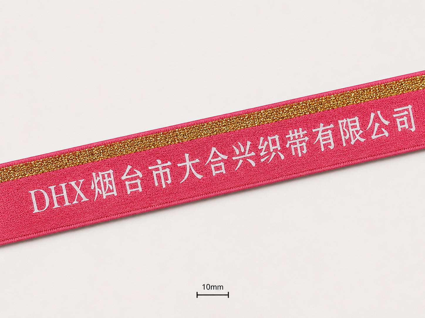 Jacquard and printed webbing sample 15