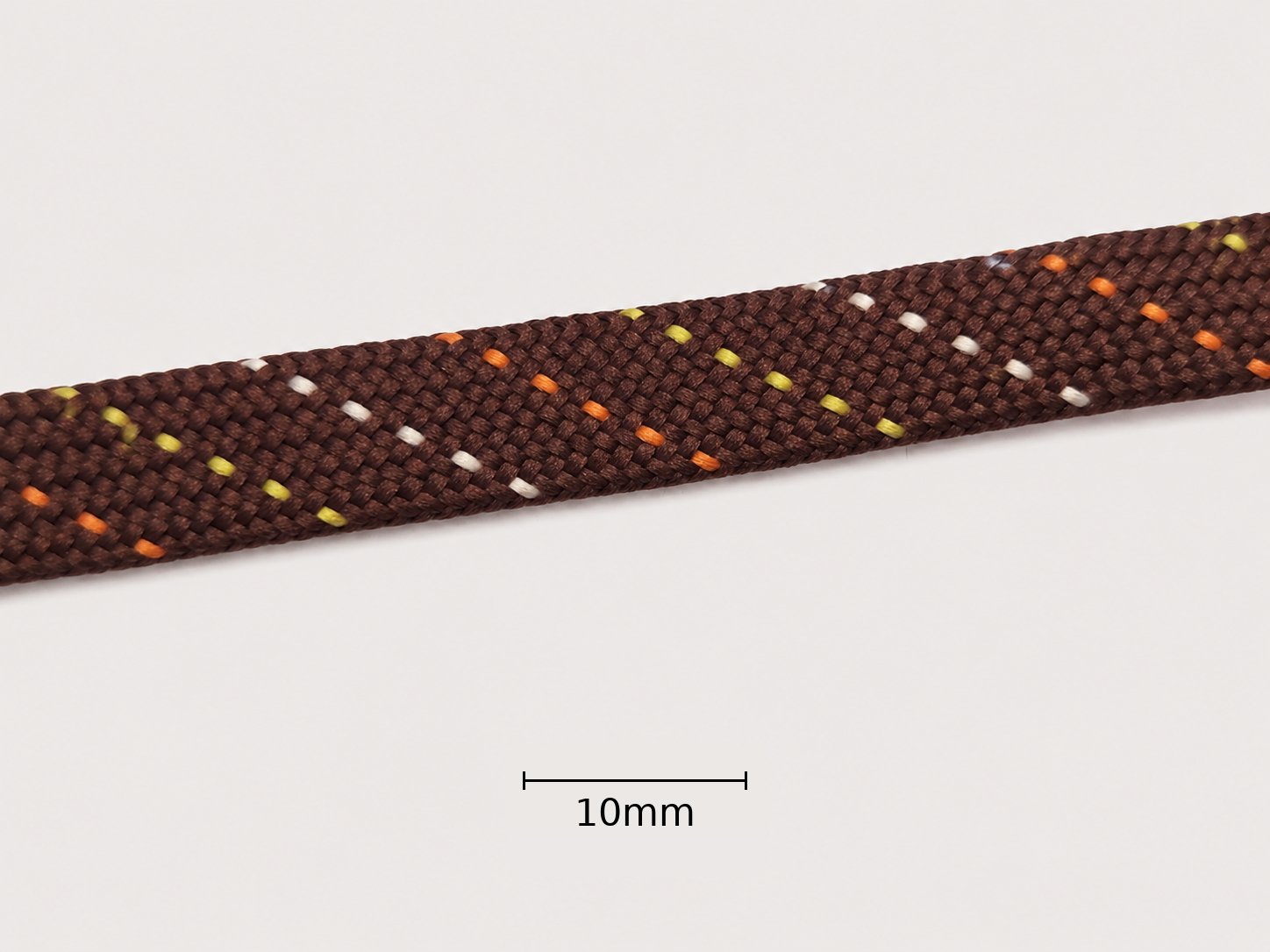 Flat rope Polyester Braided